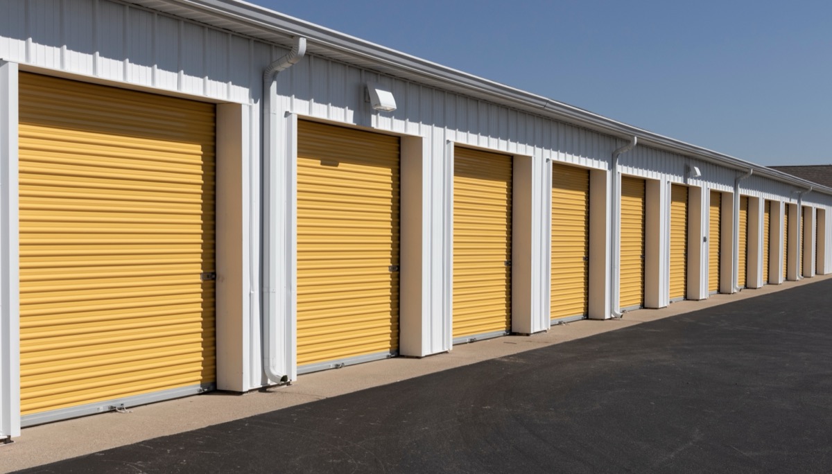 Storage facility with multiple units